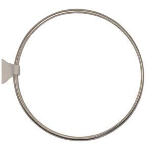 Handwrought IC Sterling Silver Bangle Bracelet 17.8g Minimalist Classic Style